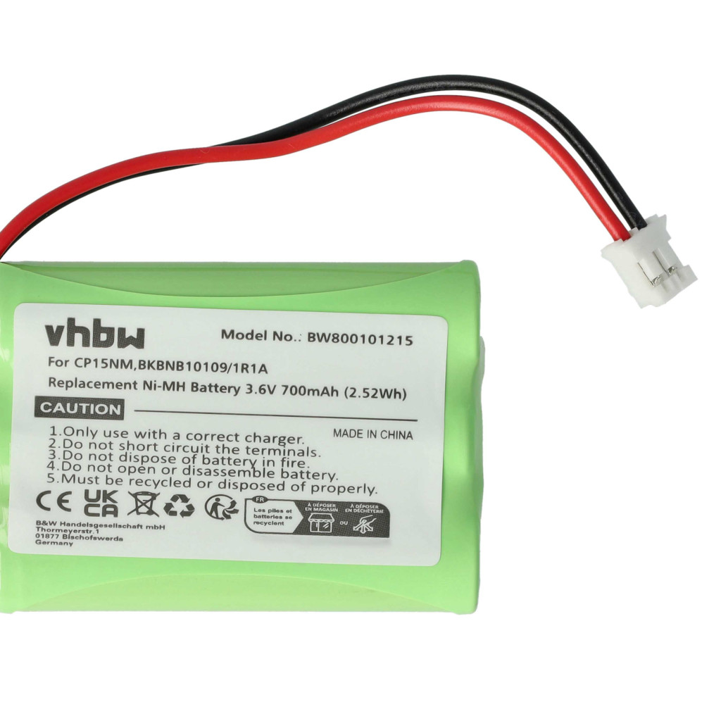VHBW Akkumulátor Alcatel NTM/BKBNB 101 13/1 - 700 mAh 3,6 V NiMH