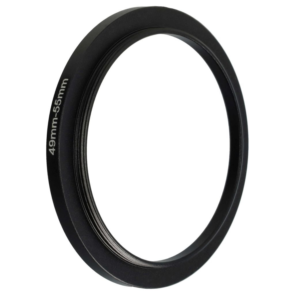 VHBW 49-55 mm Step-Up Gyűrűs Adapter Szűrőadapter