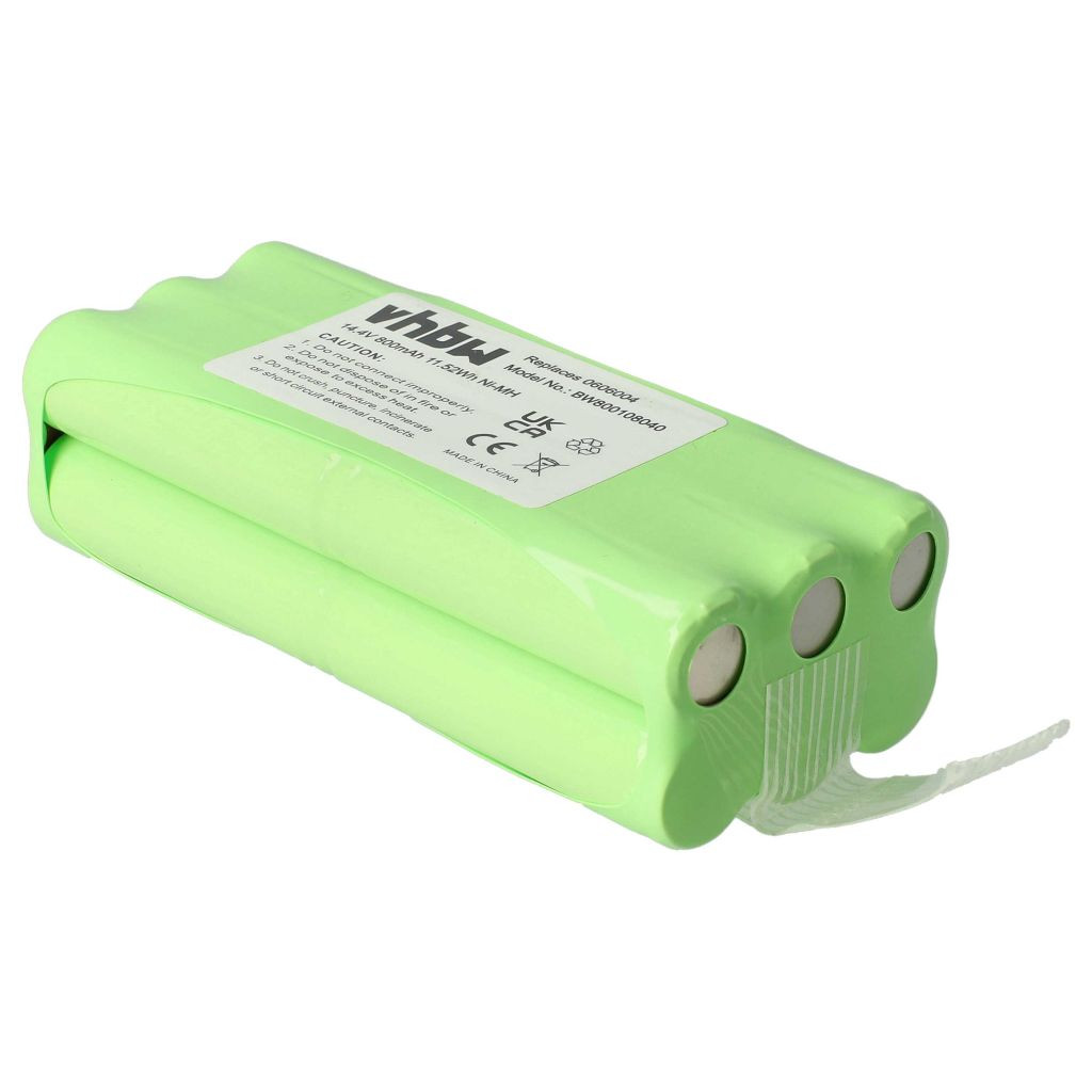 VHBW Akkumulátor Dirt Devil R1-L051B, 0606004 - 800 mAh, 14,4 V, NiMH számára