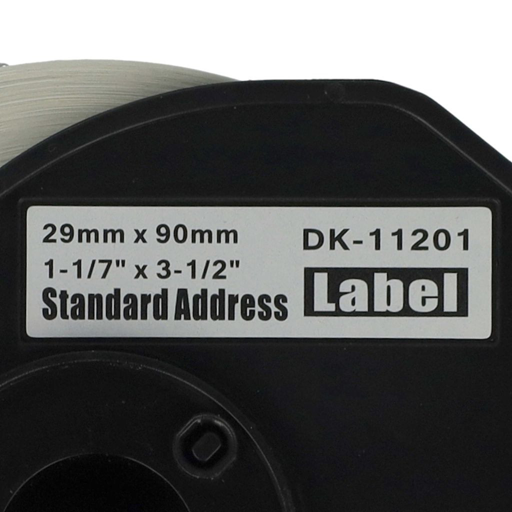 VHBW Brother DK-11201 Címke - 29mm x 90mm + Tartó VHBW Brother DK-11201 Címke - 29mm x 90mm + Tartó