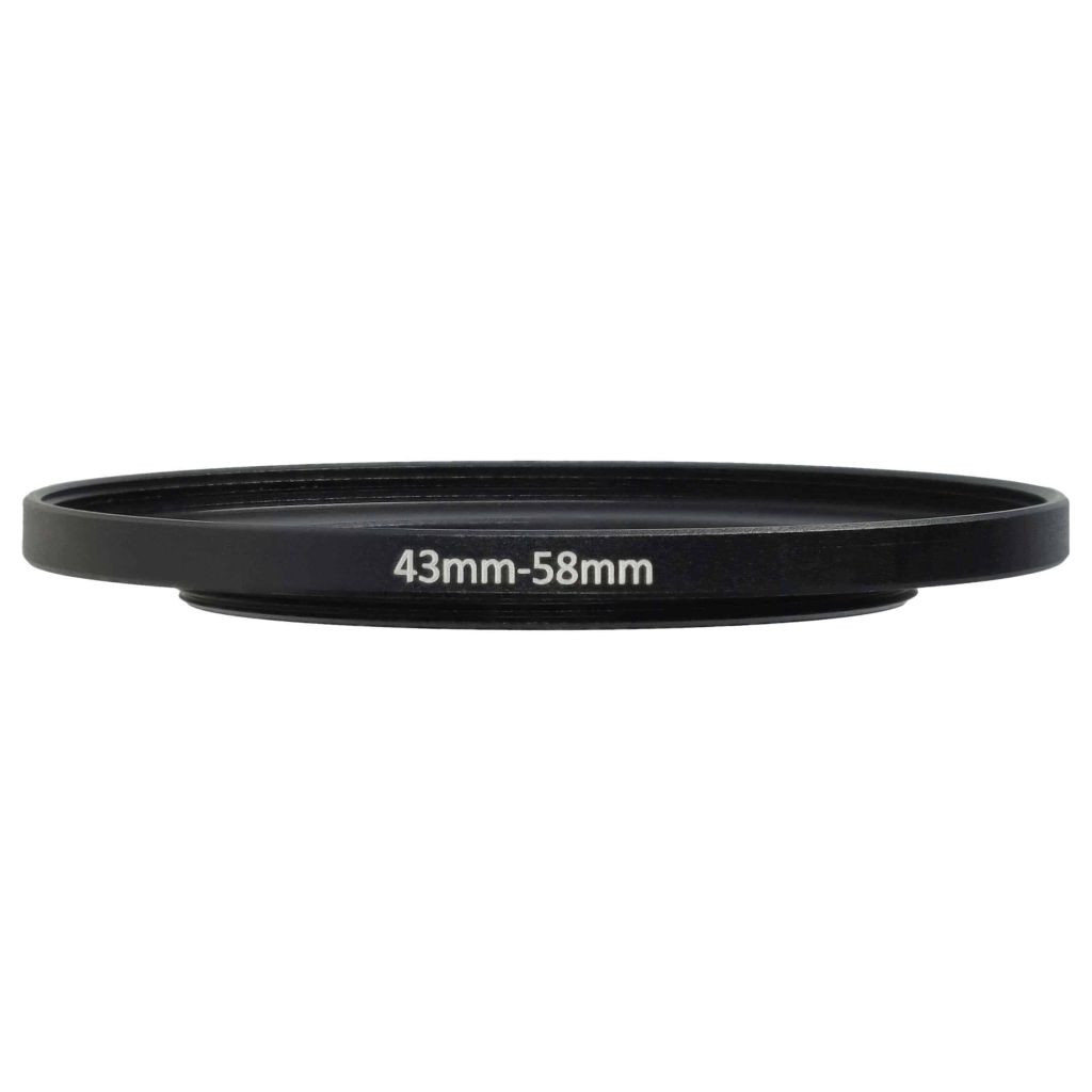 VHBW 43-58 mm Step-Up Gyűrűs Adapter Kameraobjektívekhez