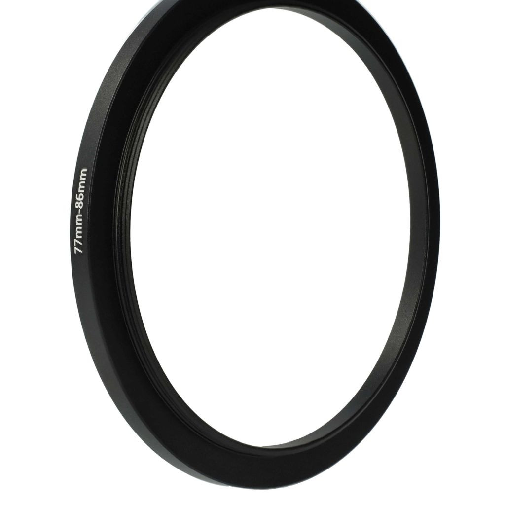 VHBW Step-Up Gyűrű Adapter 77 mm - 86 mm Kamera Lencséhez - Szűrő Adapter VHBW Step-Up Gyűrű Adapter 77 mm - 86 mm Kamera Lencséhez - Szűrő Adapter
