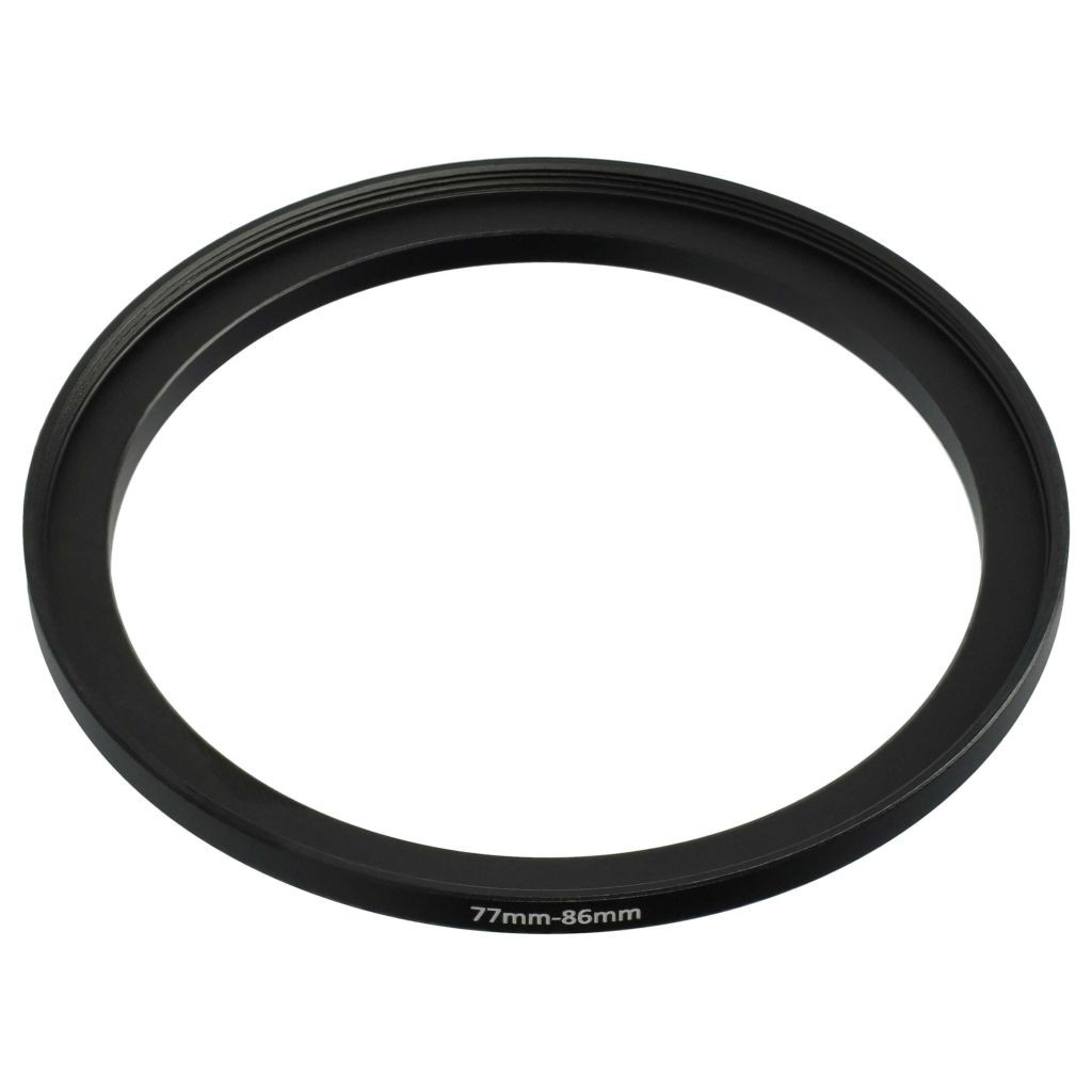 VHBW Step-Up Gyűrű Adapter 77 mm - 86 mm Kamera Lencséhez - Szűrő Adapter VHBW Step-Up Gyűrű Adapter 77 mm - 86 mm Kamera Lencséhez - Szűrő Adapter