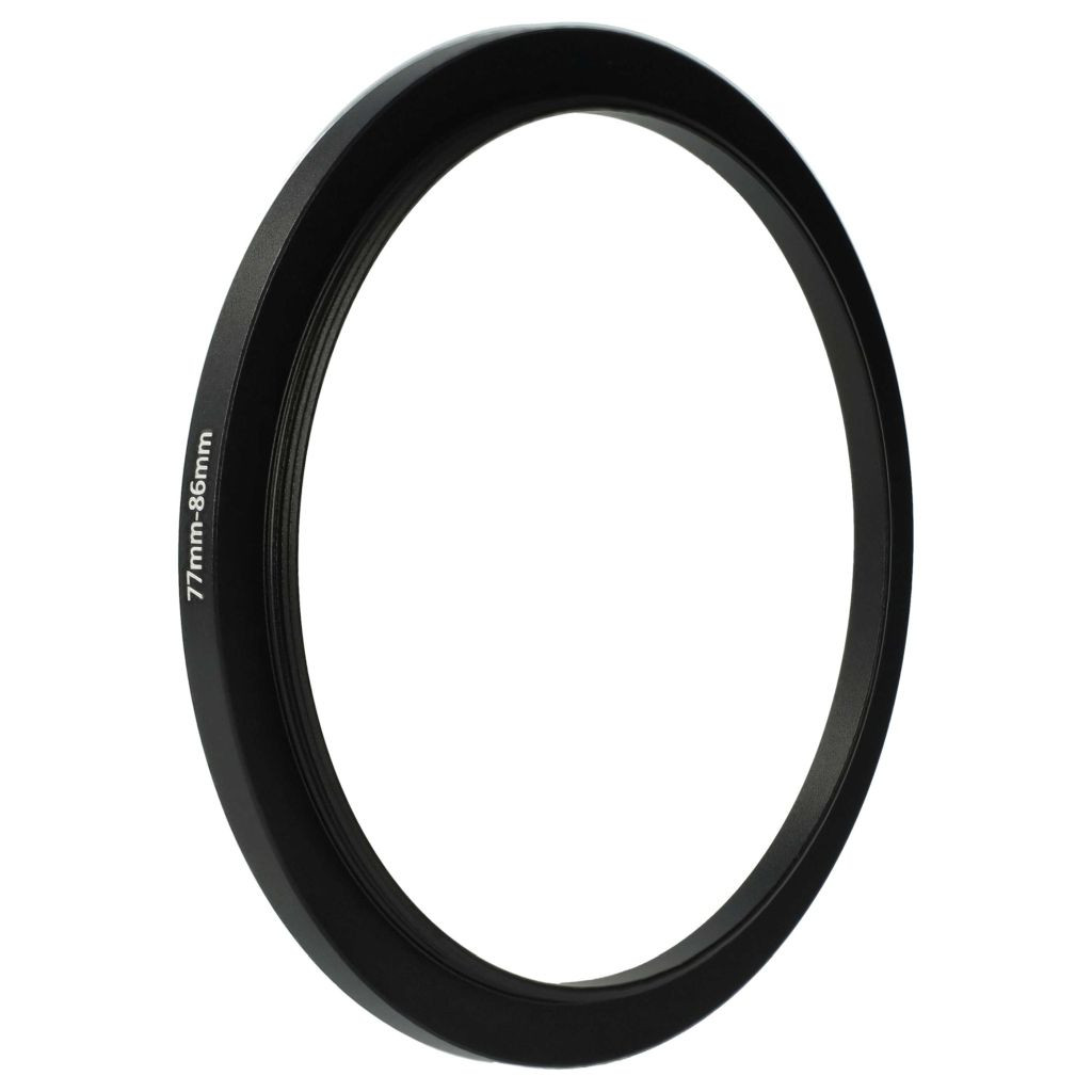 VHBW Step-Up Gyűrű Adapter 77 mm - 86 mm Kamera Lencséhez - Szűrő Adapter VHBW Step-Up Gyűrű Adapter 77 mm - 86 mm Kamera Lencséhez - Szűrő Adapter