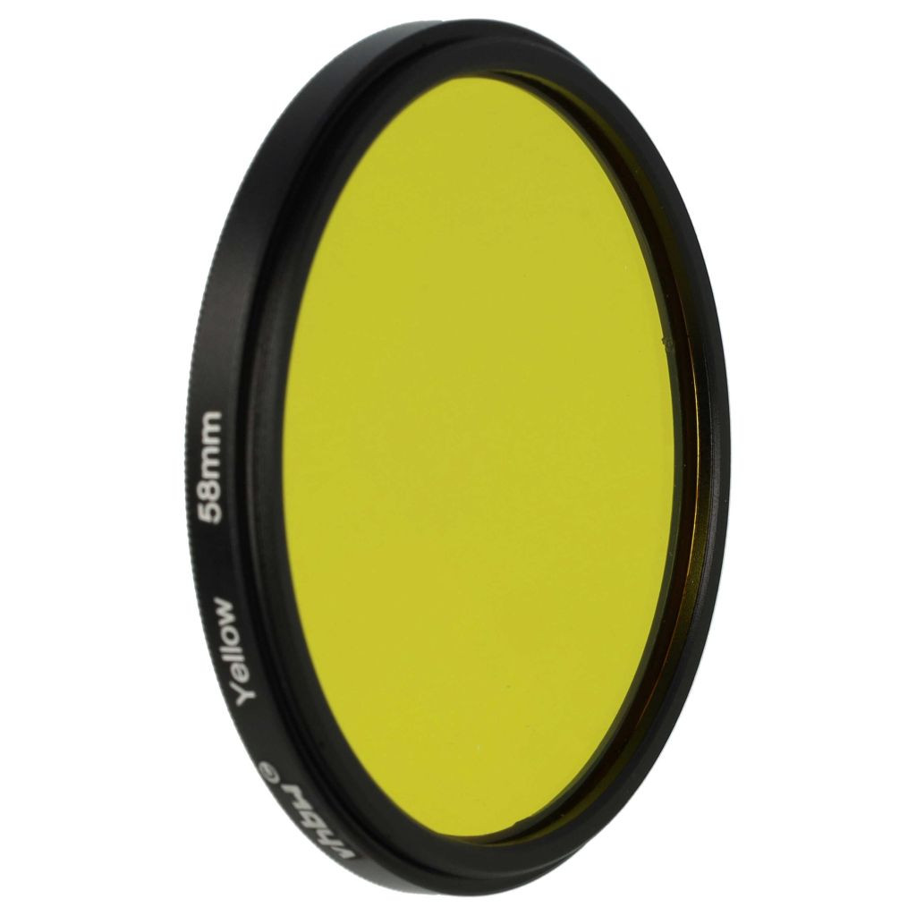 VHBW 58 mm Sárga Színes Szűrő