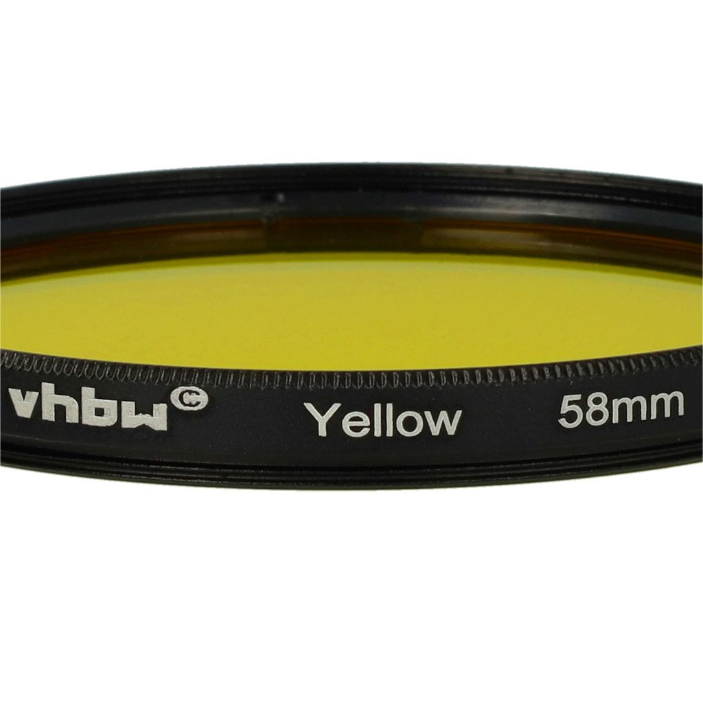 VHBW 58 mm Sárga Színes Szűrő