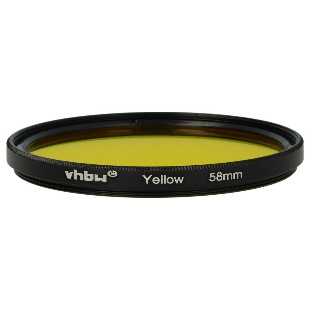 VHBW 58 mm Sárga Színes Szűrő