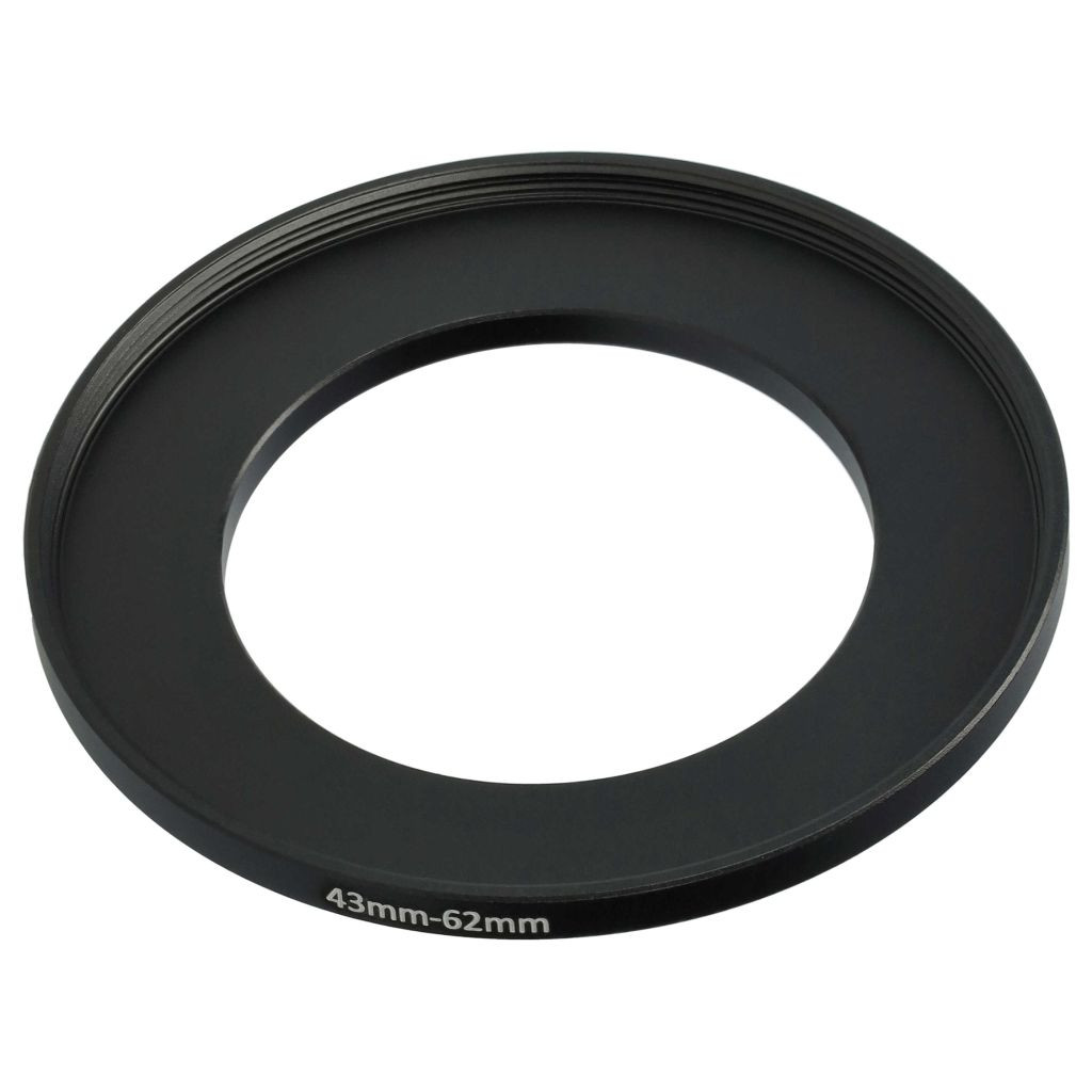 VHBW 43mm-62mm Step-Up Gyűrűs Adapter Szűrőadapter