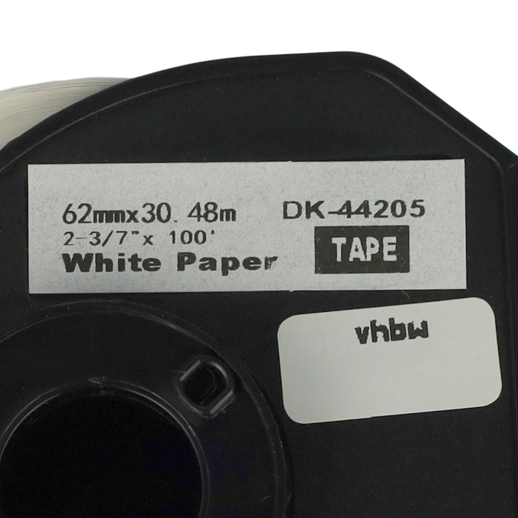 VHBW Címke Tekercs DK-44205 - 62 mm x 30,48 m