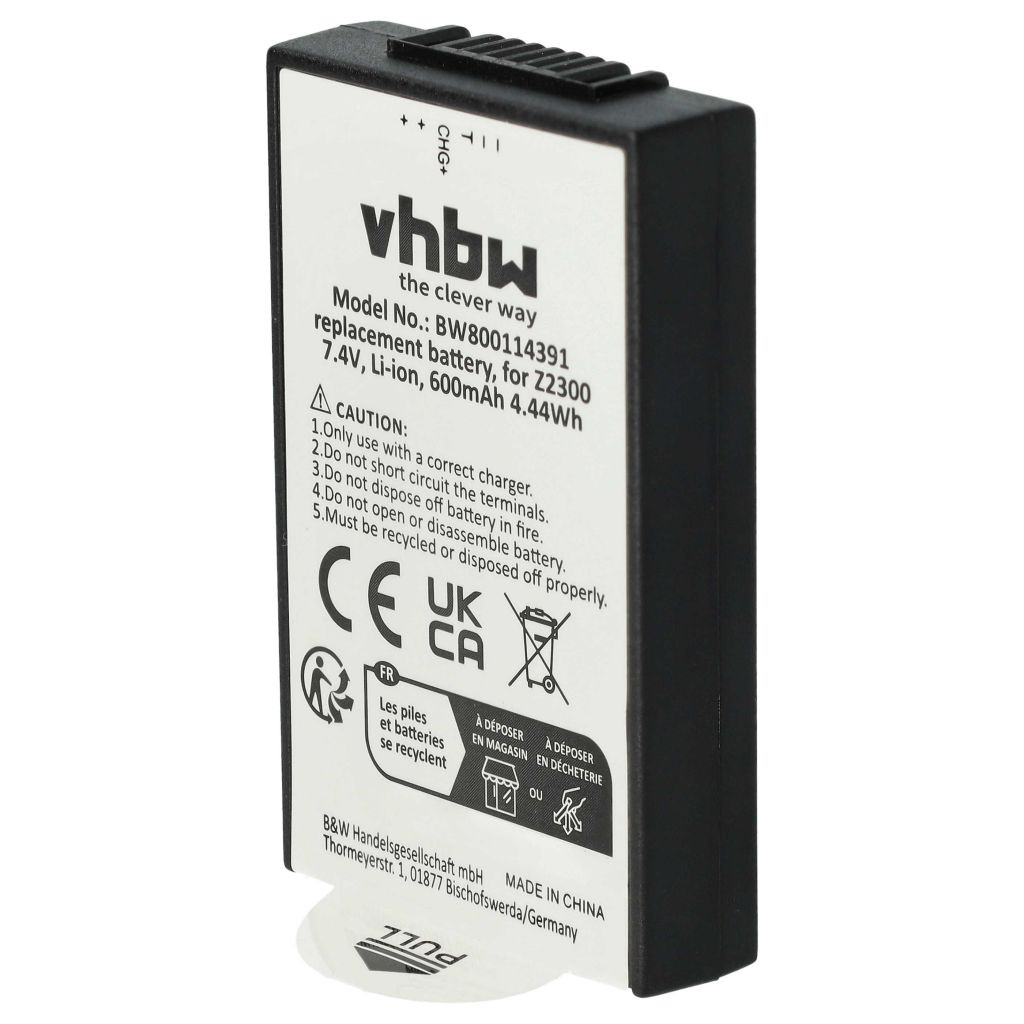 VHBW akkumulátor Polaroid Z2300, Z230E - 600mAh, 7.4V, Li-Ion VHBW akkumulátor Polaroid Z2300, Z230E - 600mAh, 7.4V, Li-Ion