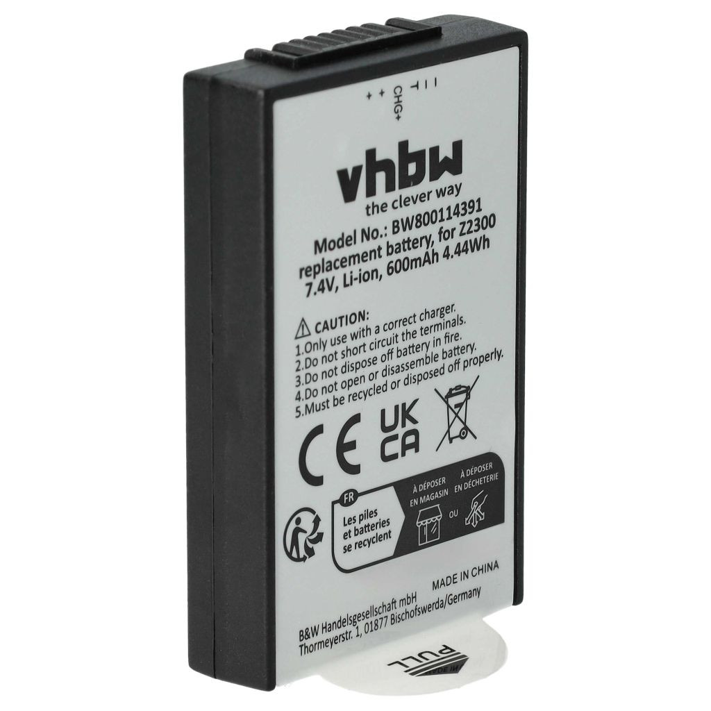 VHBW akkumulátor Polaroid Z2300, Z230E - 600mAh, 7.4V, Li-Ion VHBW akkumulátor Polaroid Z2300, Z230E - 600mAh, 7.4V, Li-Ion