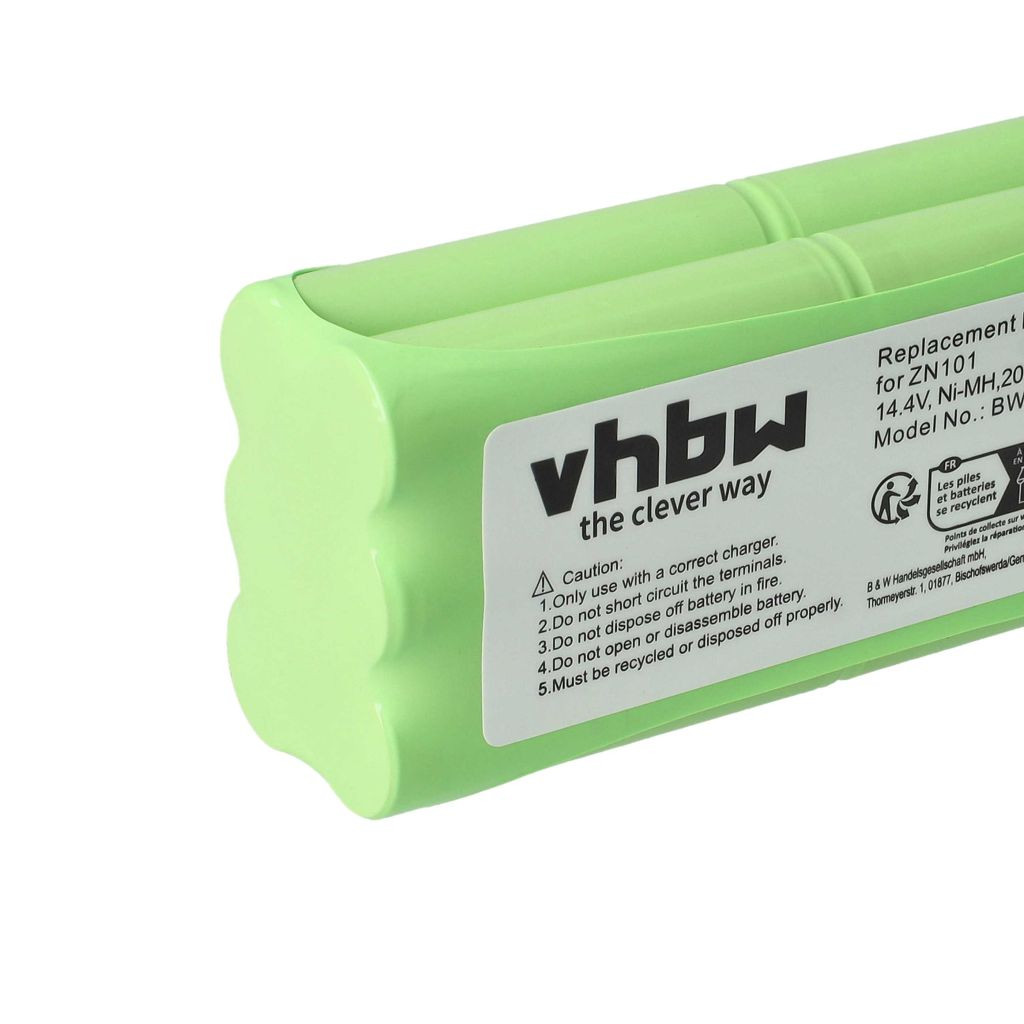 VHBW Akkumulátor Dirt Devil R1-L051B, 0606004 - 2000 mAh, 14,4 V, NiMH számára VHBW Akkumulátor Dirt Devil R1-L051B, 0606004 - 2000 mAh, 14,4 V, NiMH számára