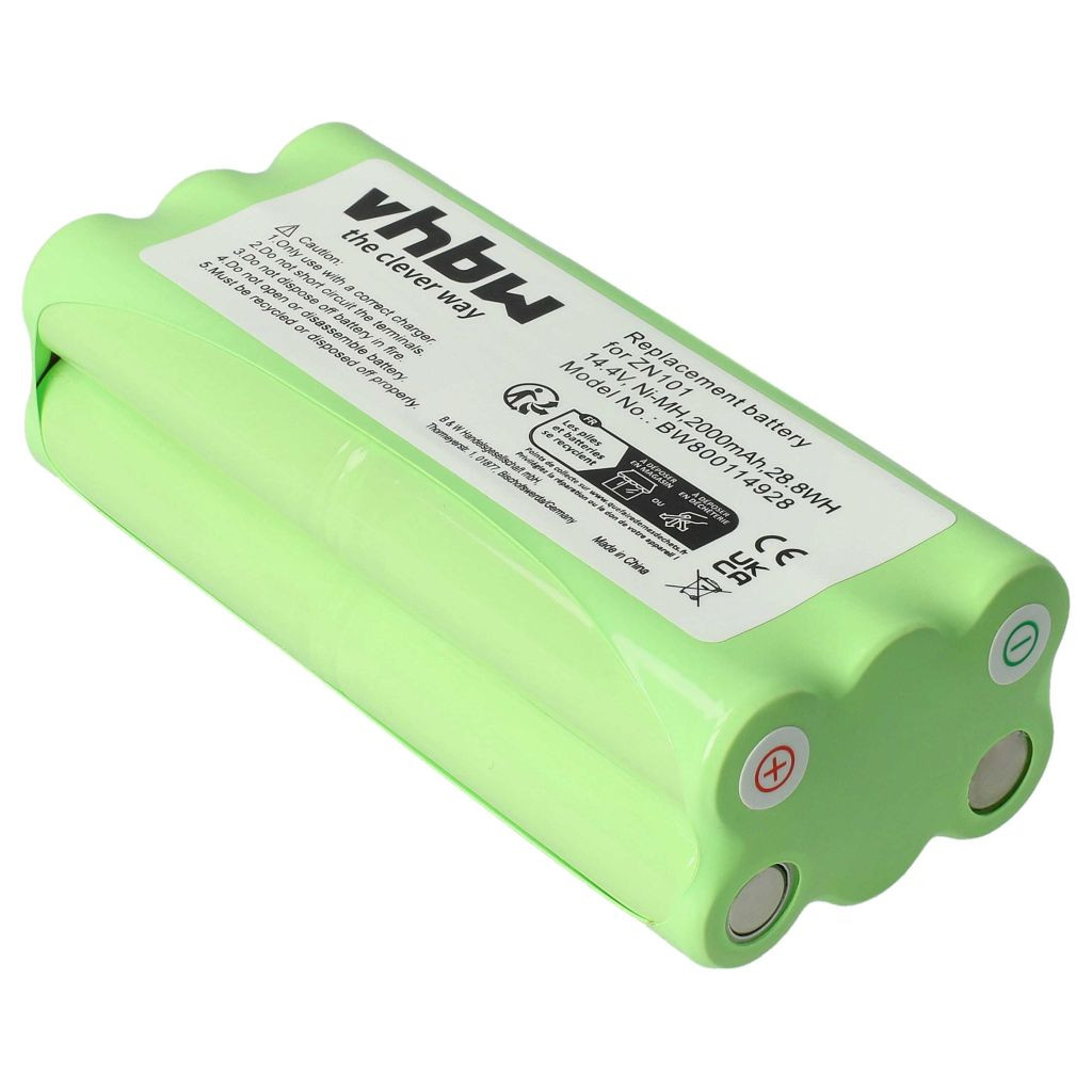 VHBW Akkumulátor Dirt Devil R1-L051B, 0606004 - 2000 mAh, 14,4 V, NiMH számára VHBW Akkumulátor Dirt Devil R1-L051B, 0606004 - 2000 mAh, 14,4 V, NiMH számára