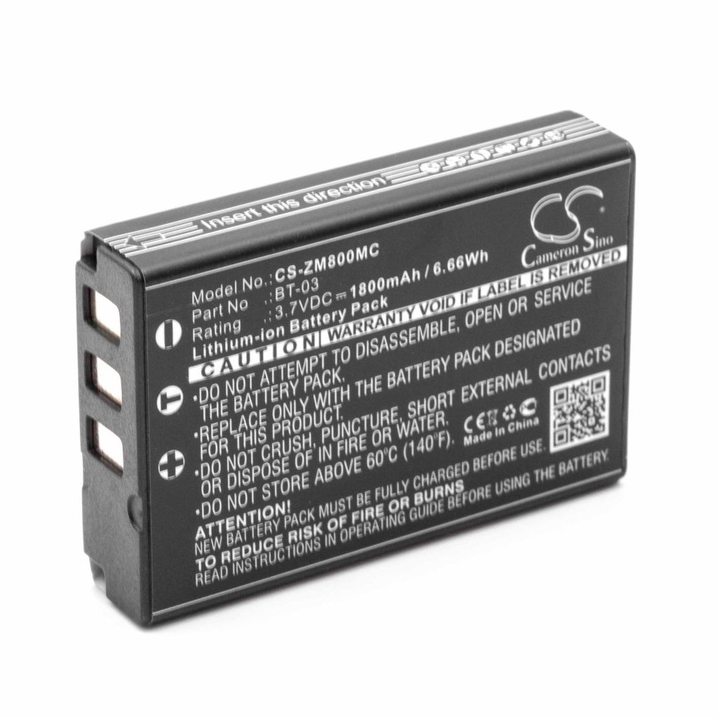 Zoom BT-03 elem - 1800 mAh, 3,7 V, Li-Ion