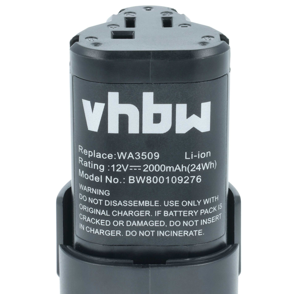 VHBW Elektromos szerszám akkumulátor RW9300 - 2000 mAh 12 V Li-Ion VHBW Elektromos szerszám akkumulátor RW9300 - 2000 mAh 12 V Li-Ion