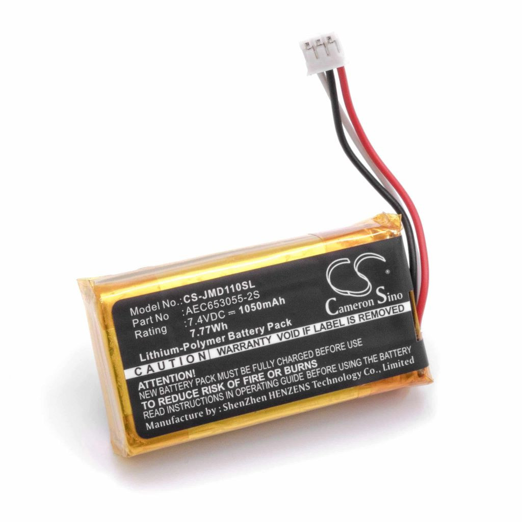 VHBW Akkumulátor JBL AEC653055-2S JBL hangszórót - Li-polimer 1050 mAh