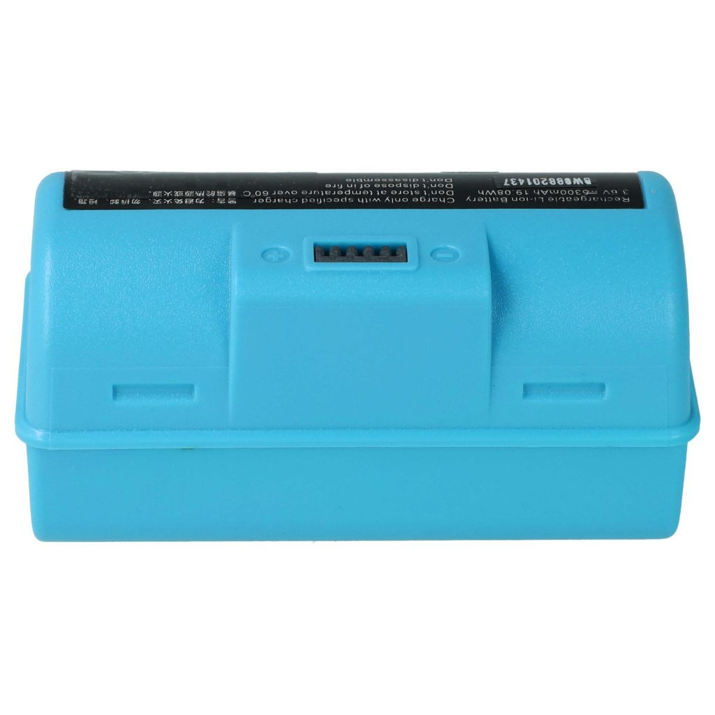 VHBW Akkumulátor iRobot BC674, 4446040 - 5300 mAh, 3,6 V, Li-Ion számára