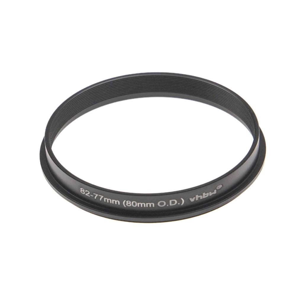 VHBW 82mm-77mm Step-Up Gyűrűs Adapter, 80mm Külső Matt Dobozhoz - Szűrőadapter VHBW 82mm-77mm Step-Up Gyűrűs Adapter, 80mm Külső Matt Dobozhoz - Szűrőadapter