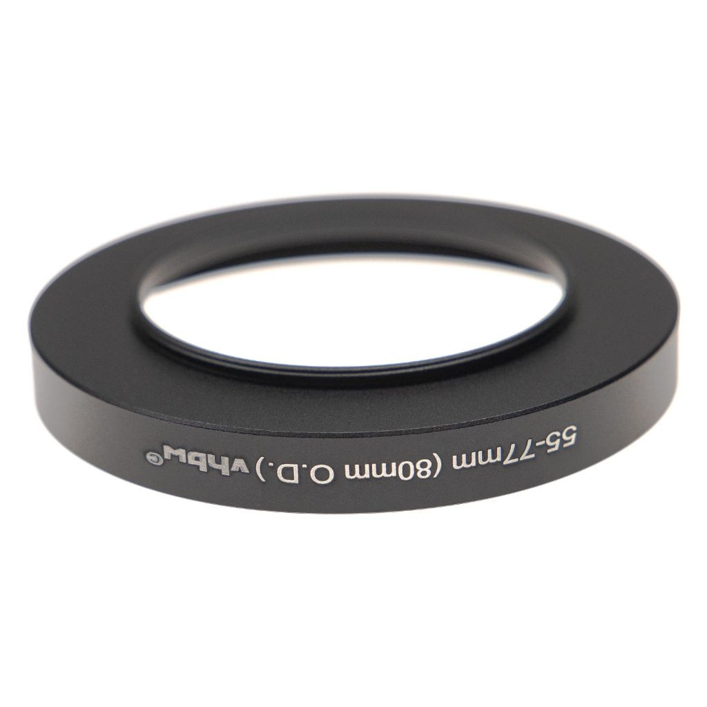 VHBW 55-77 mm Step-Up Gyűrűs Adapter, 80 mm Külső Matt Doboz - Szűrőadapter VHBW 55-77 mm Step-Up Gyűrűs Adapter, 80 mm Külső Matt Doboz - Szűrőadapter