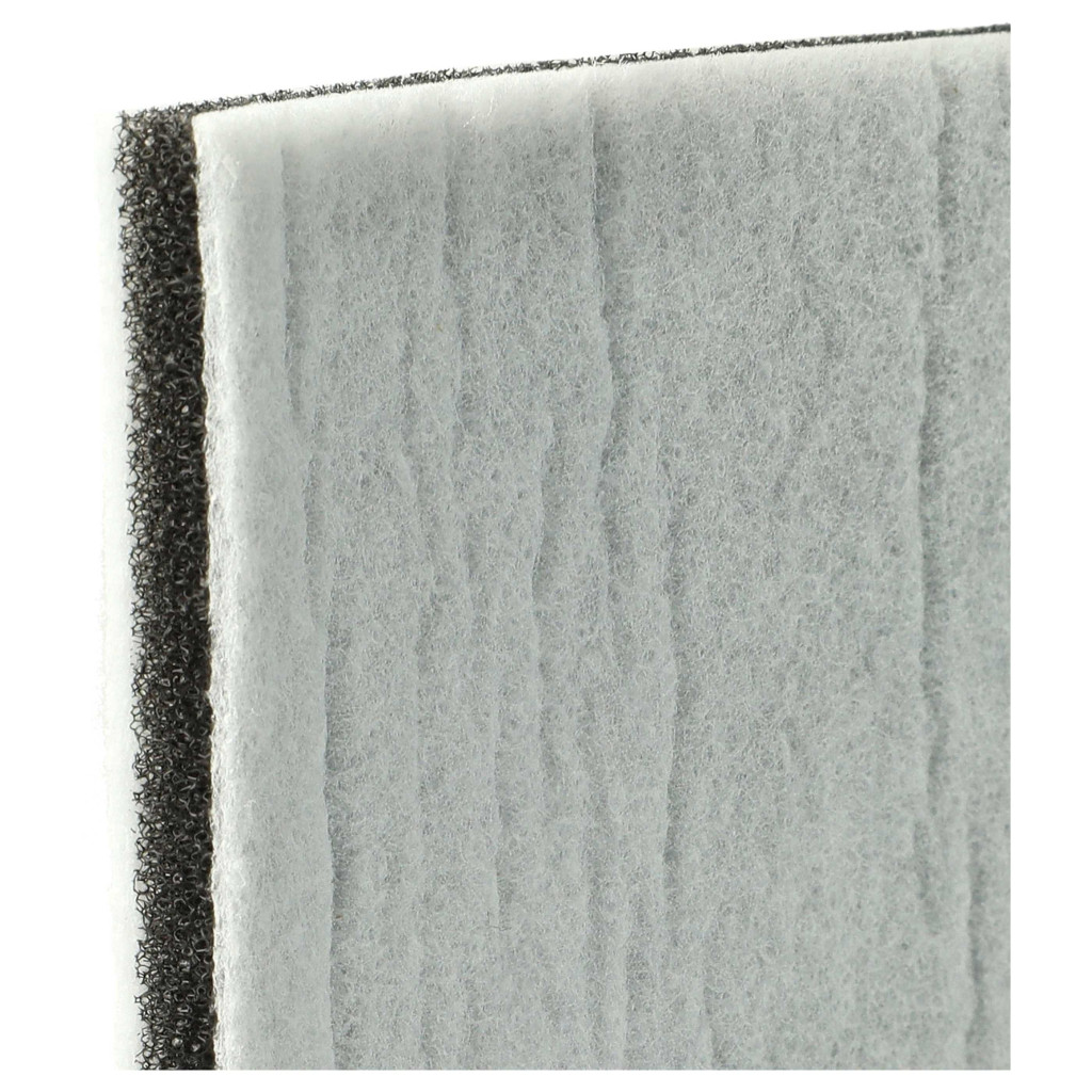 2x motor filter replaces Philips 482248010228 for Philips Vacuum Cleaner, 12.4 x 12.9 cm