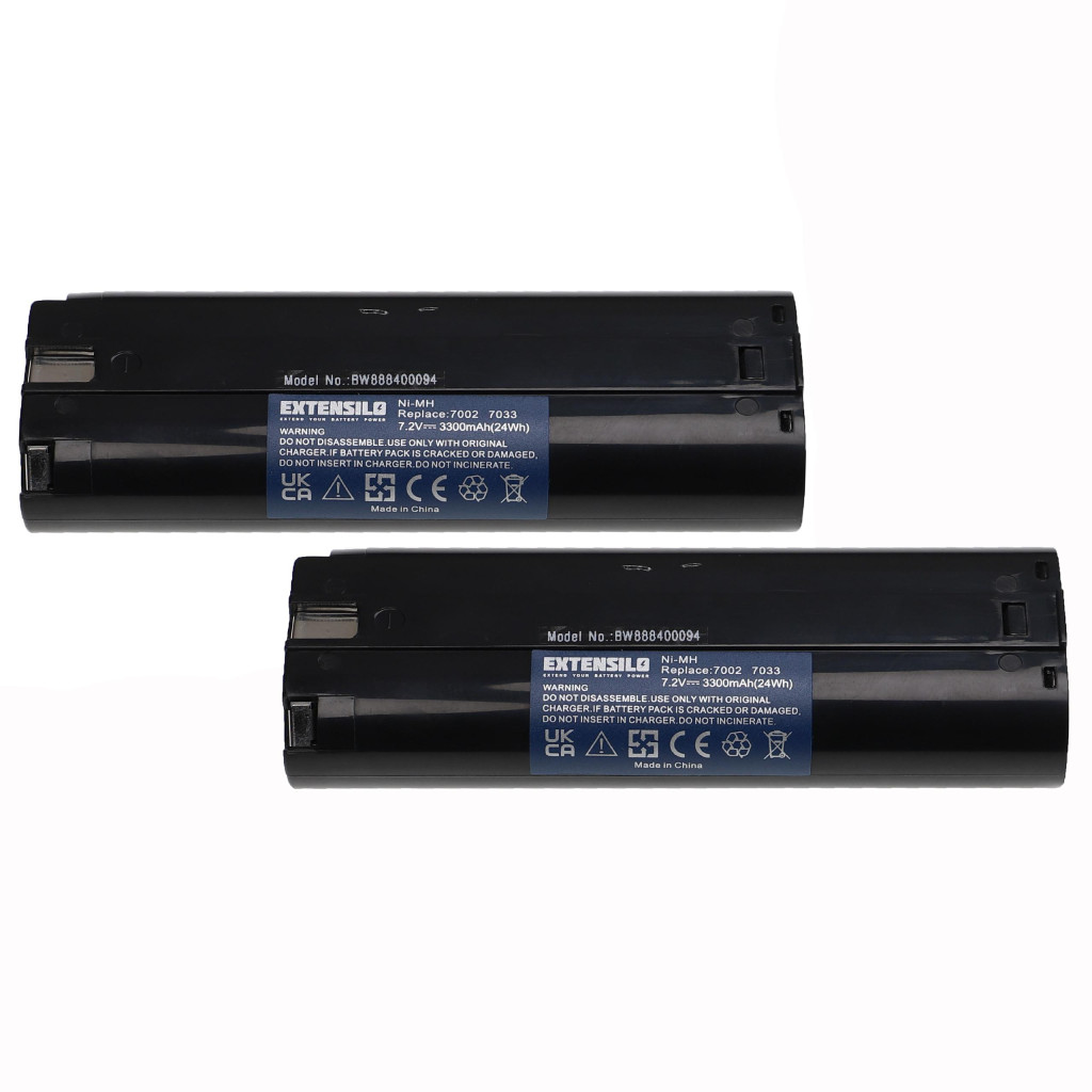 VHBW Elektromos szerszám Akkumulátor Einhell 91011 - 3300 mAh 7,2 V NiMH
