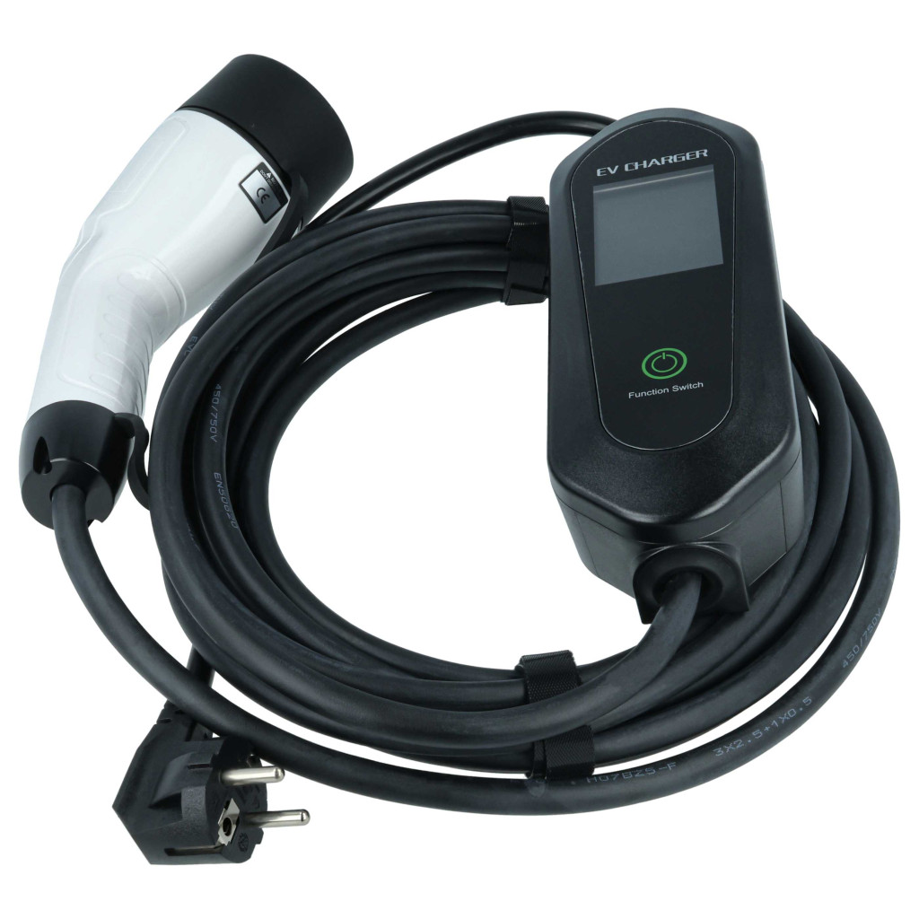 VHBW Töltőkábel Type 2 Euro csatlakozó - 3,5 kW 7 m VHBW Töltőkábel Type 2 Euro csatlakozó - 3,5 kW 7 m