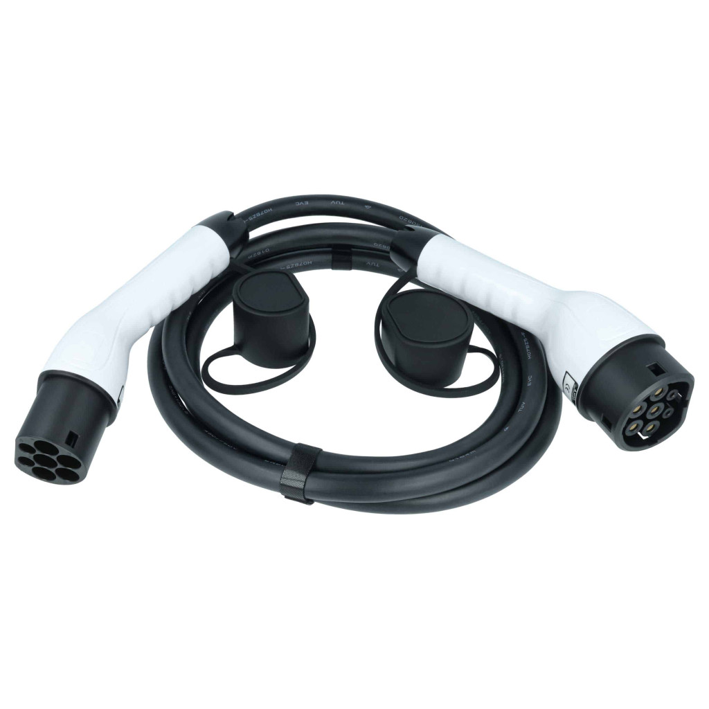 VHBW Töltőkábel Type 2 - 32 A, 22 kW, 3 m