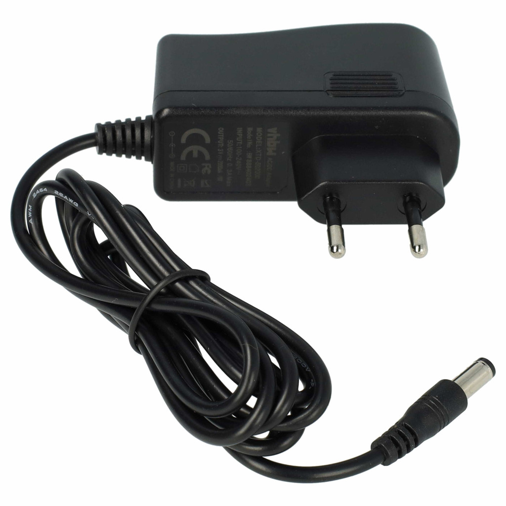 VHBW Hálózati adapter 5,5 x 2,5 mm csatlakozóval - 3 V