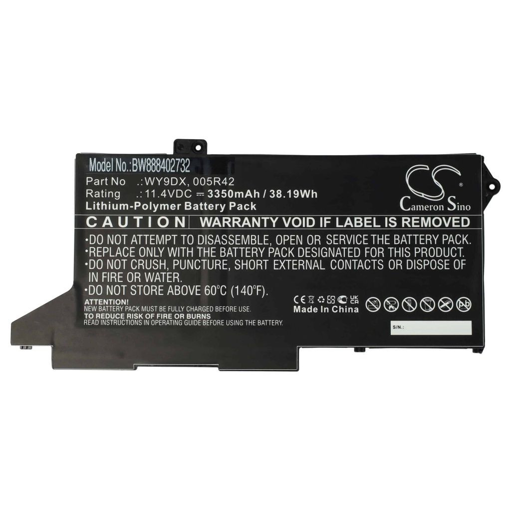 VHBW Notebook akkumulátor Dell 005R42, WY9DX - 3350 mAh 11,4 V Li-polymer VHBW Notebook akkumulátor Dell 005R42, WY9DX - 3350 mAh 11,4 V Li-polymer