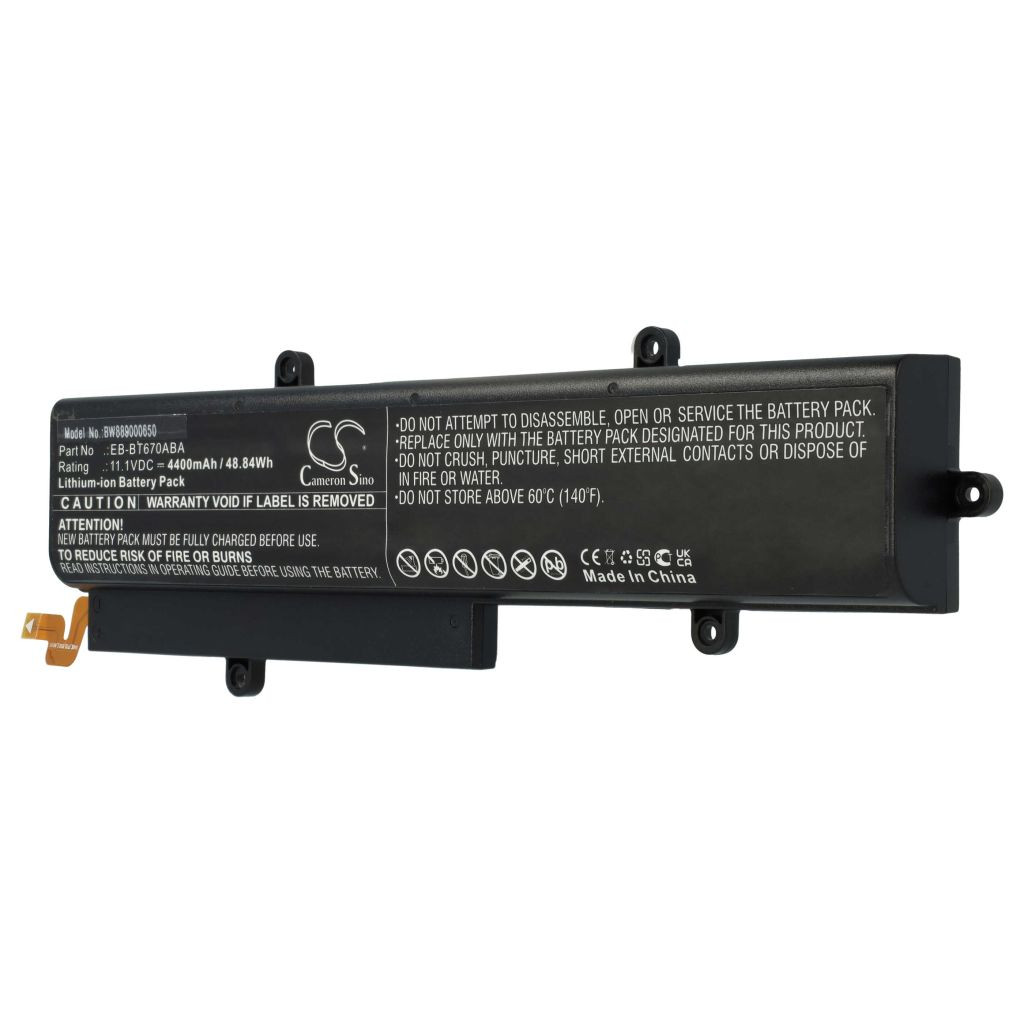 VHBW Tablet akkumulátor Samsung AA1GA12BS, EB-BT670ABA - 4400 mAh 11,1 V Li-Ion VHBW Tablet akkumulátor Samsung AA1GA12BS, EB-BT670ABA - 4400 mAh 11,1 V Li-Ion