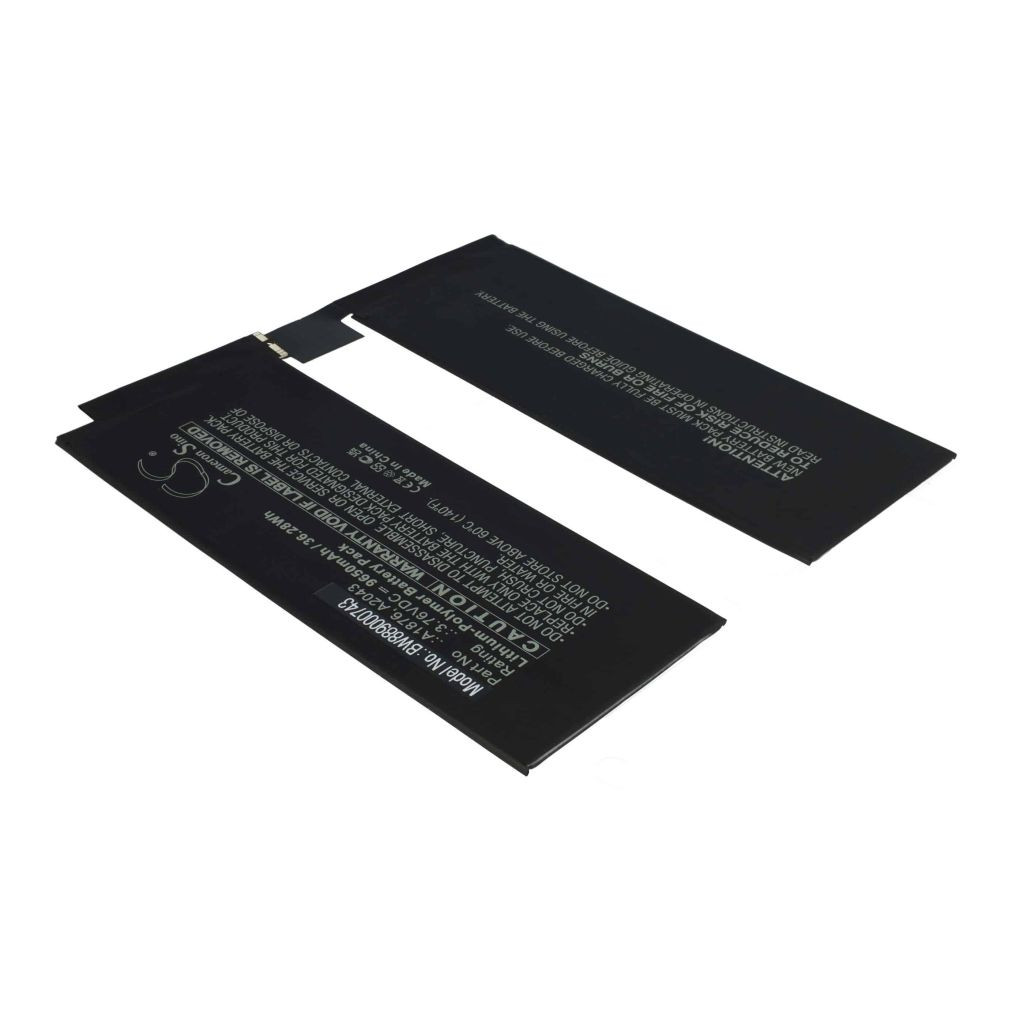 VHBW Tablet akkumulátor Apple A1876, A2043 készülékhez - 9650 mAh 3,76 V Li-polimer
