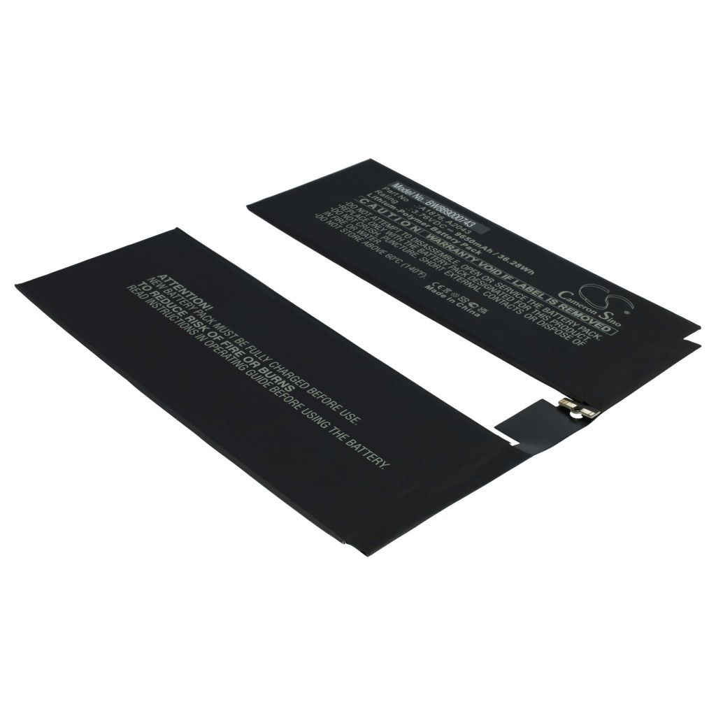 VHBW Tablet akkumulátor Apple A1876, A2043 készülékhez - 9650 mAh 3,76 V Li-polimer