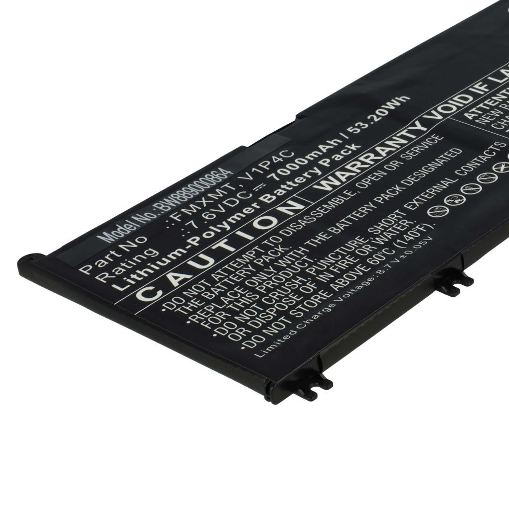 VHBW Notebook akkumulátor Dell V1P4C, FMXMT - 7000 mAh 7,6 V Li-polymer VHBW Notebook akkumulátor Dell V1P4C, FMXMT - 7000 mAh 7,6 V Li-polymer