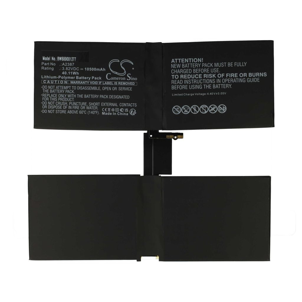VHBW Tablet akkumulátor Apple A2387-hez - 10500 mAh 3,82 V Li-polimer VHBW Tablet akkumulátor Apple A2387-hez - 10500 mAh 3,82 V Li-polimer