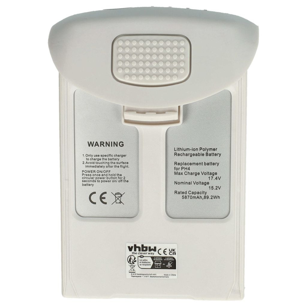 VHBW Drón akkumulátor DJI CP.PT.00000033.01, CP.PT.000601 - 5870 mAh 15,2 V Li-polymer
