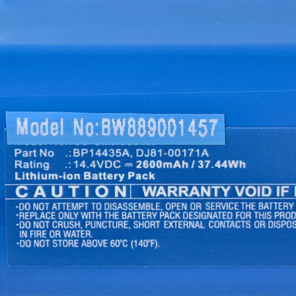 VHBW Akkumulátor Eureka/Midea BP14435A-hoz - 2600 mAh, 14,4 V, Li-Ion VHBW Akkumulátor Eureka/Midea BP14435A-hoz - 2600 mAh, 14,4 V, Li-Ion