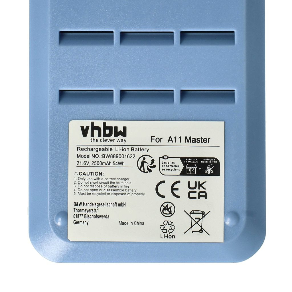 VHBW Akkumulátor - 2500 mAh, 21,6 V, Li-Ion