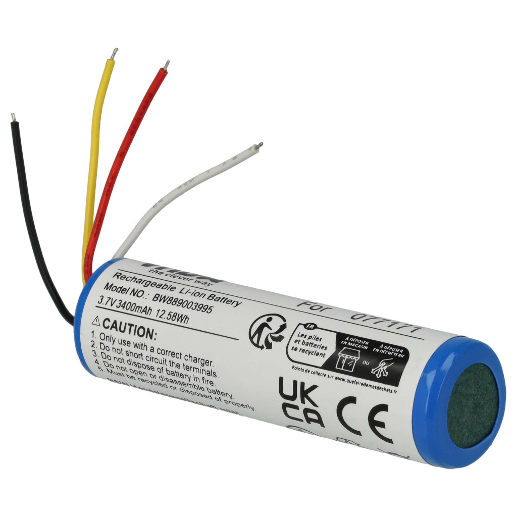 VHBW Hangszóró Akkumulátor Bose 077171 - 3400 mAh 3,7 V Li-Ion VHBW Hangszóró Akkumulátor Bose 077171 - 3400 mAh 3,7 V Li-Ion