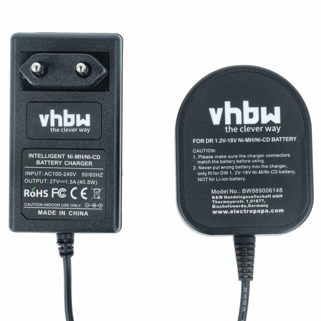 VHBW Töltő Dremel 757-01 akkumulátorhoz - 27 V / 1,5 A VHBW Töltő Dremel 757-01 akkumulátorhoz - 27 V / 1,5 A