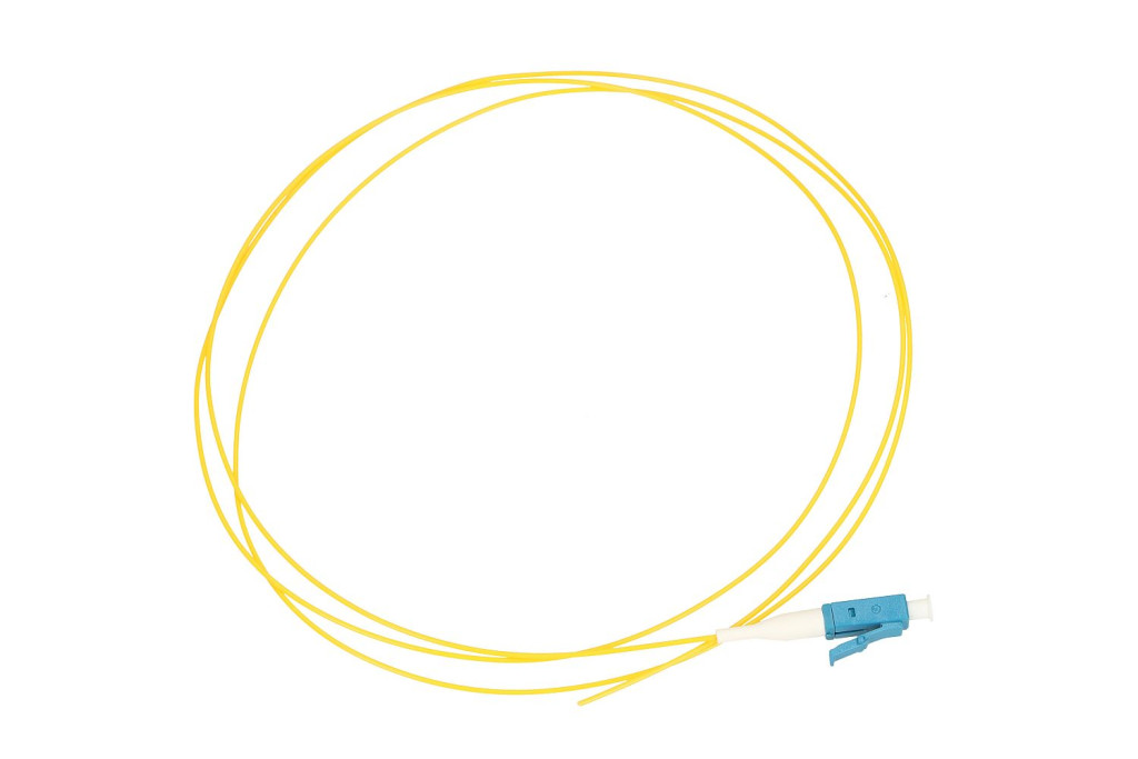 Extralink LC/UPC pigtail, PVC, egymódusú, 900um G.652D, 1 méter
