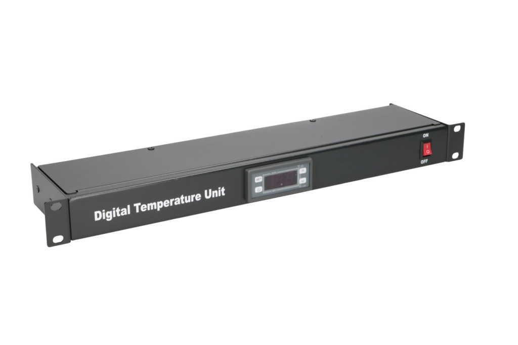 Extralink 19", termostategység, rack szekrényekhez