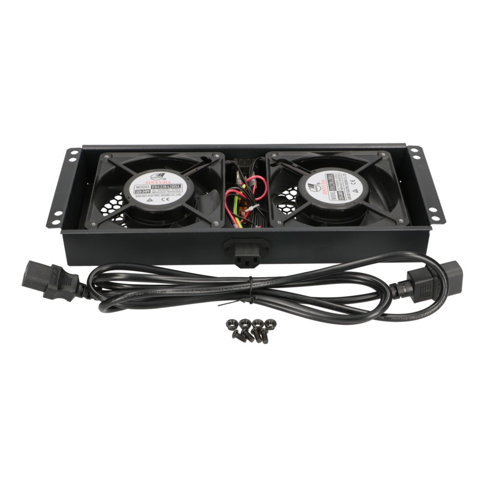 Extralink, hűtőegység, 2 ventilátor, termosztáthoz kábelel ellátva Extralink, hűtőegység, 2 ventilátor, termosztáthoz kábelel ellátva