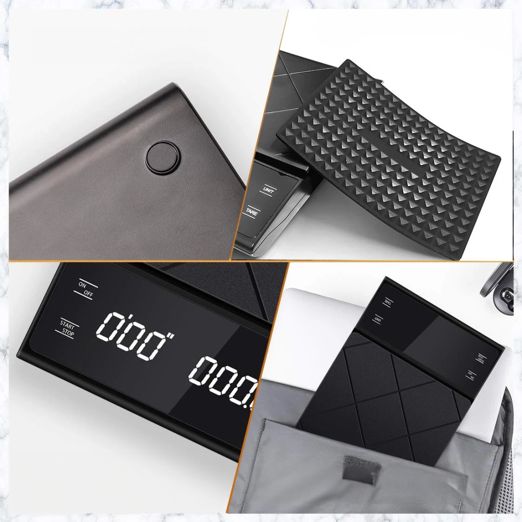 Extralink Home C1 Kávémérleg, 3000g/0.1g