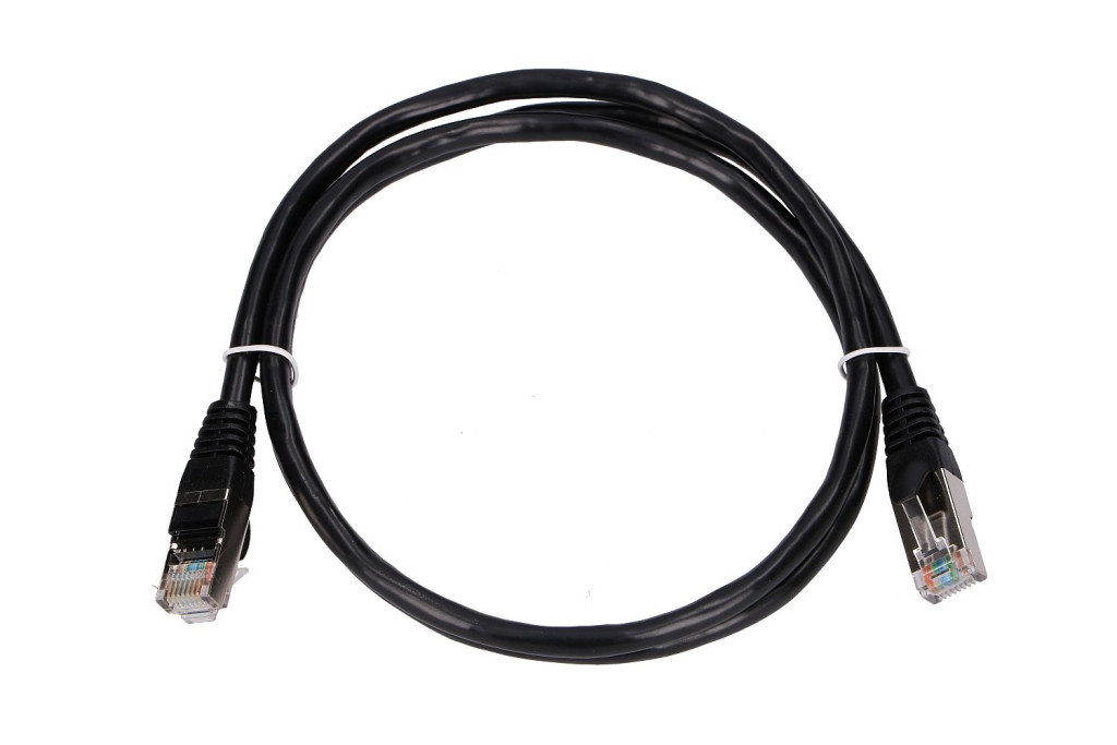 Extralink Kat.5e FTP 1 m, LAN patch kábel, réz sodrott érpár
