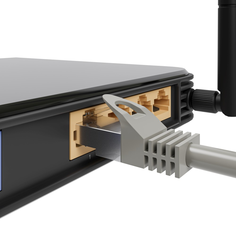 Extralink Cat.5e UTP 1m, LAN patch kábel, réz sodrott pár