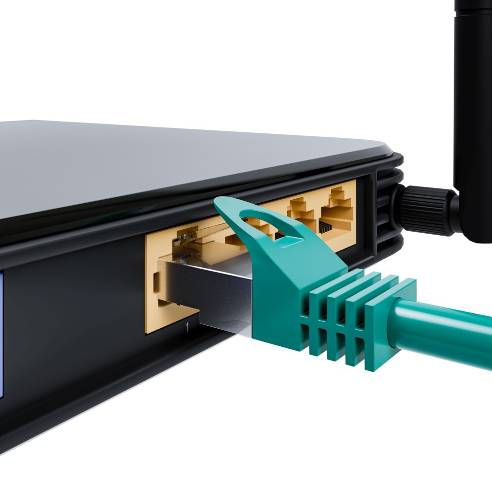 Extralink Kat. 6 FTP 1 m, LAN patch kábel, réz sodrott érpár, 1 Gbps