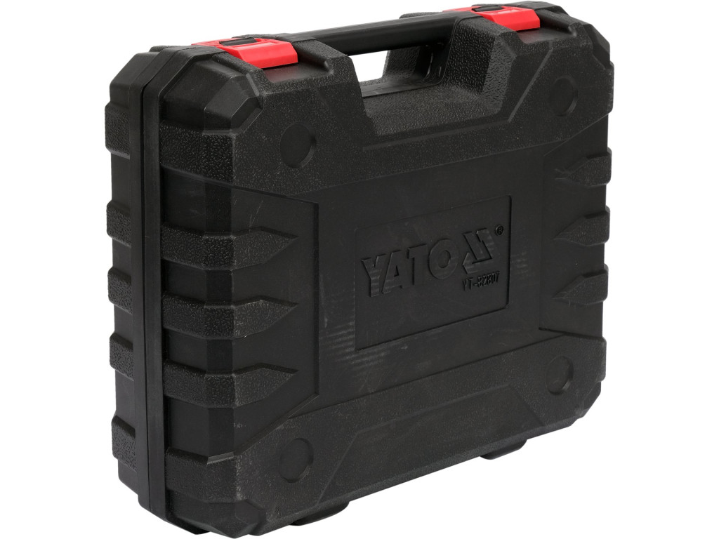 YATO ütvecsavarozó készlet 18V 1/2" 700Nm brushless + 2×3Ah akkumulátor és CrMo dugókulcsok YT-82807