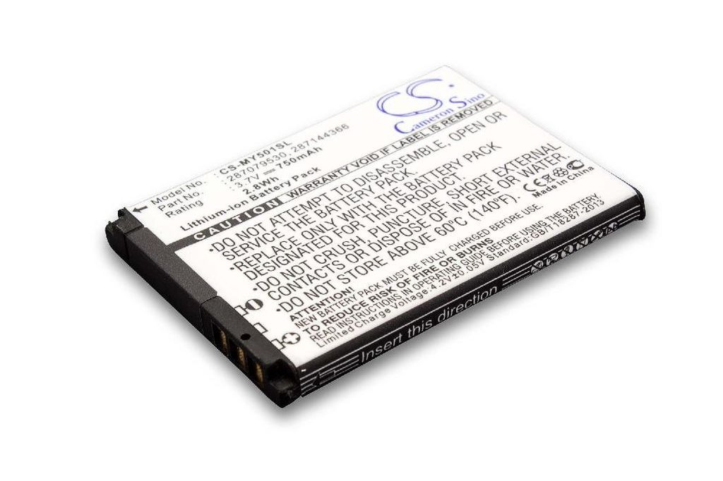 VHBW Mobiltelefon akkumulátor Vodafone 226, 526, 527, 540, VF 540 / Sagem 226 - 750 mAh 3,7 V Li-Ion készülékekhez - Okostelefon akkumulátor