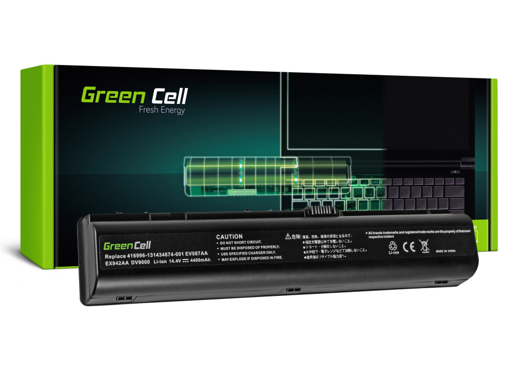 Green Cell Laptop akkumulátor HP Pavilion DV9000 DV9500 DV9600 DV9700 Green Cell Laptop akkumulátor HP Pavilion DV9000 DV9500 DV9600 DV9700