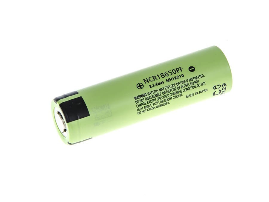 Panasonic Li-Ion Cell 18650 NCR18650PF 2900 mAh Panasonic Li-Ion Cell 18650 NCR18650PF 2900 mAh
